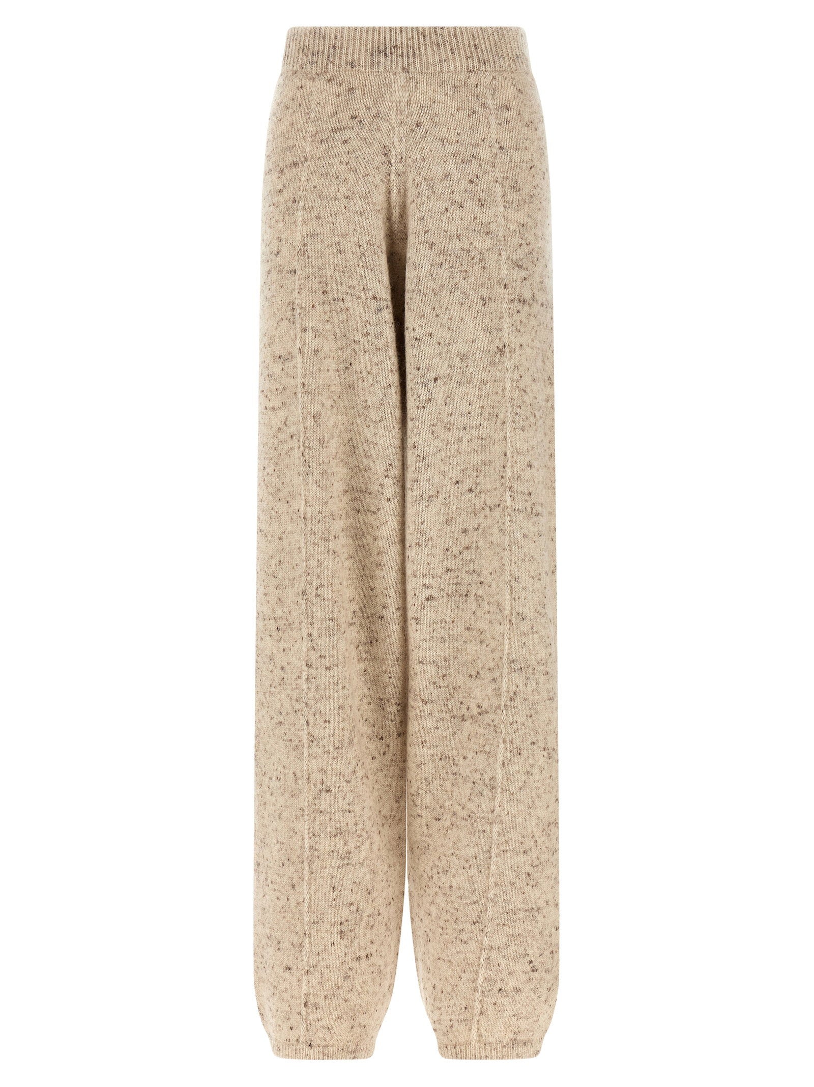 Fabiana Filippi Buttoned Yarn Pants Beige