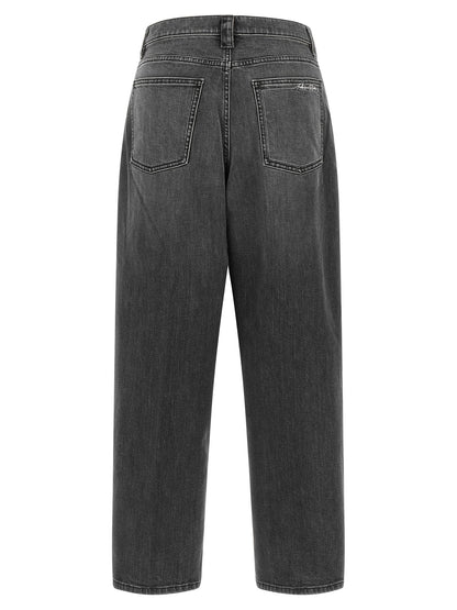 Fabiana Filippi Filo Diamante Jeans Gray
