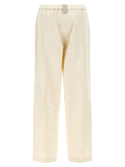 Fabiana Filippi Gabardine Pants Beige