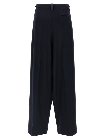 Fabiana Filippi Wide Range Of Trousers Blue