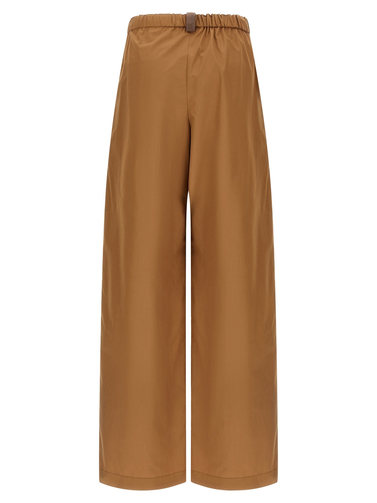 Fabiana Filippi Loose Leg Pants Brown