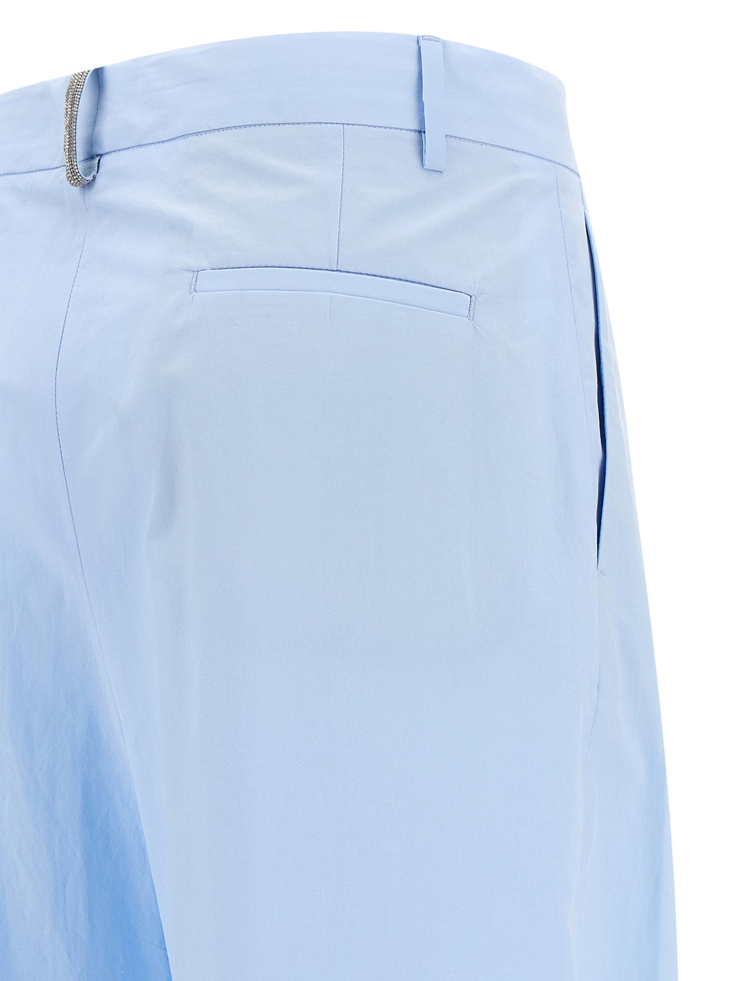 Fabiana Filippi Filo Diamante Pants Light blue