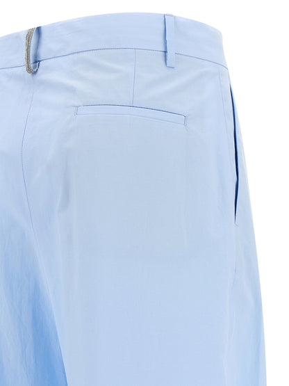 Fabiana Filippi Filo Diamante Pants Light blue