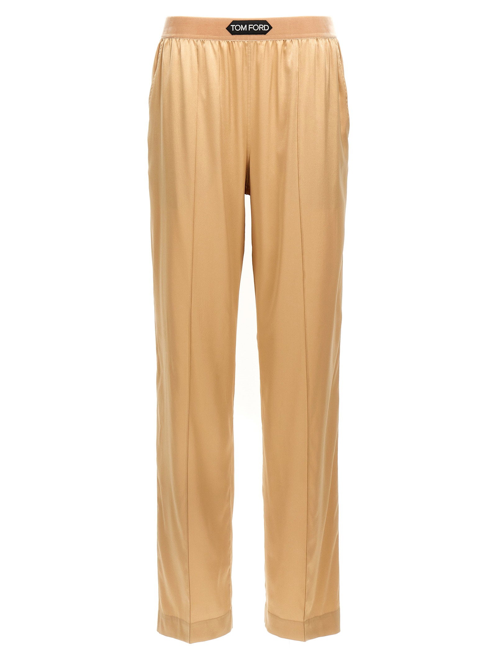 Tom Ford Silk Pants Beige