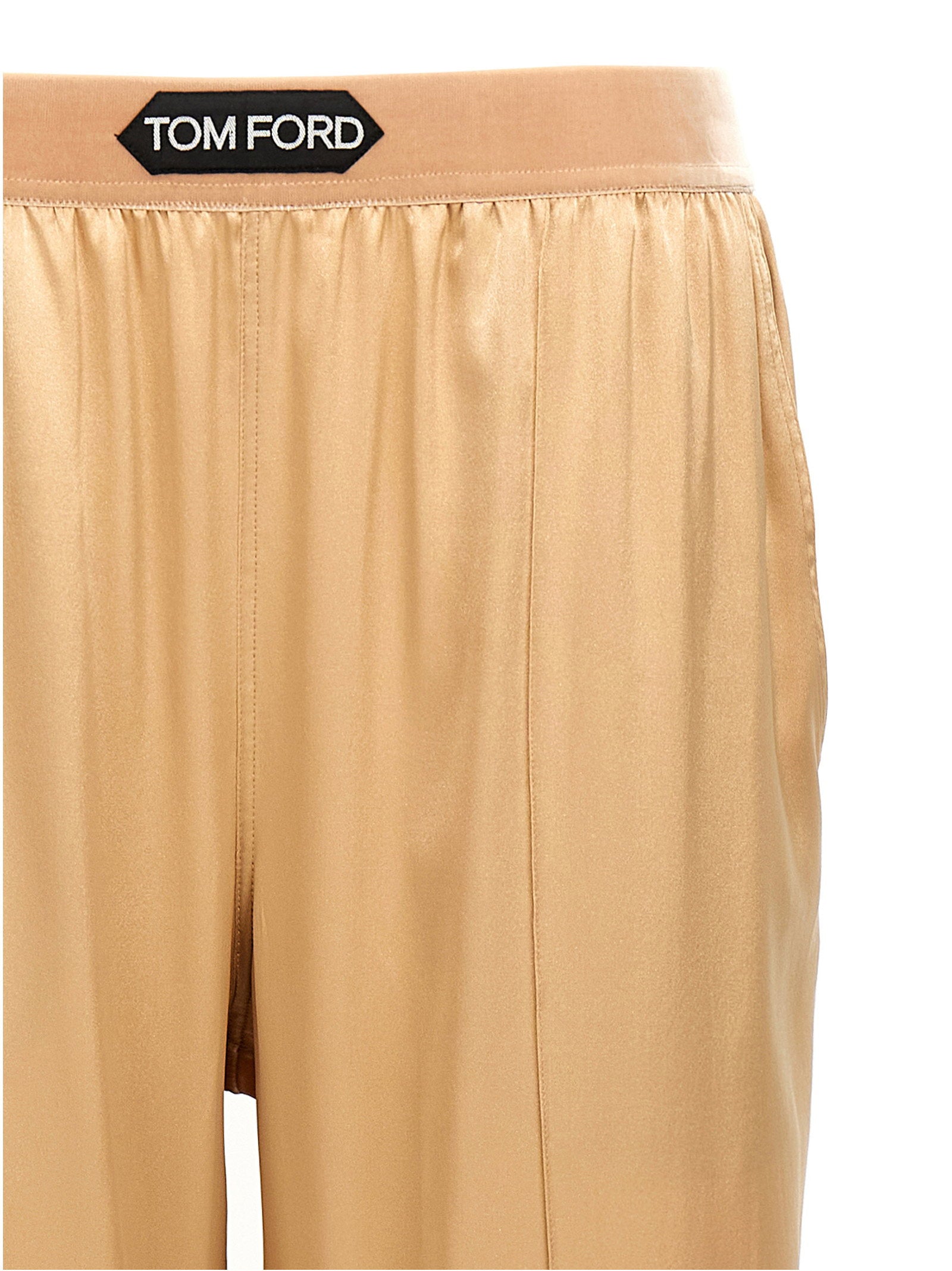 Tom Ford Silk Pants Beige