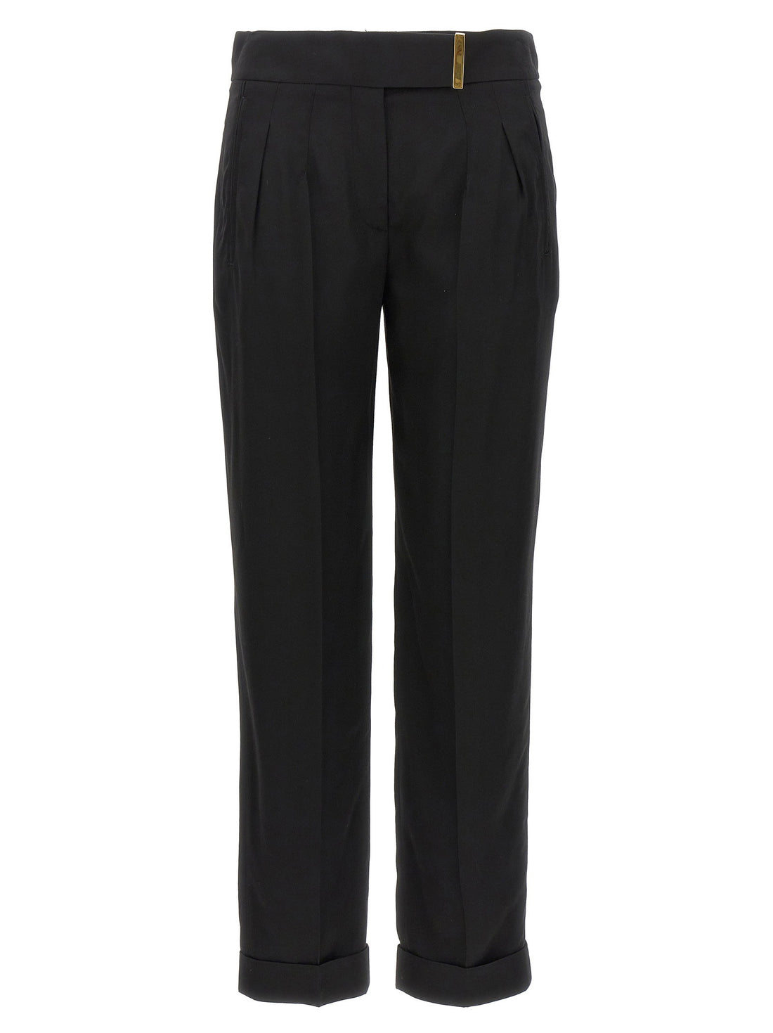 Tom Ford Metal Bar Detail Trousers Black