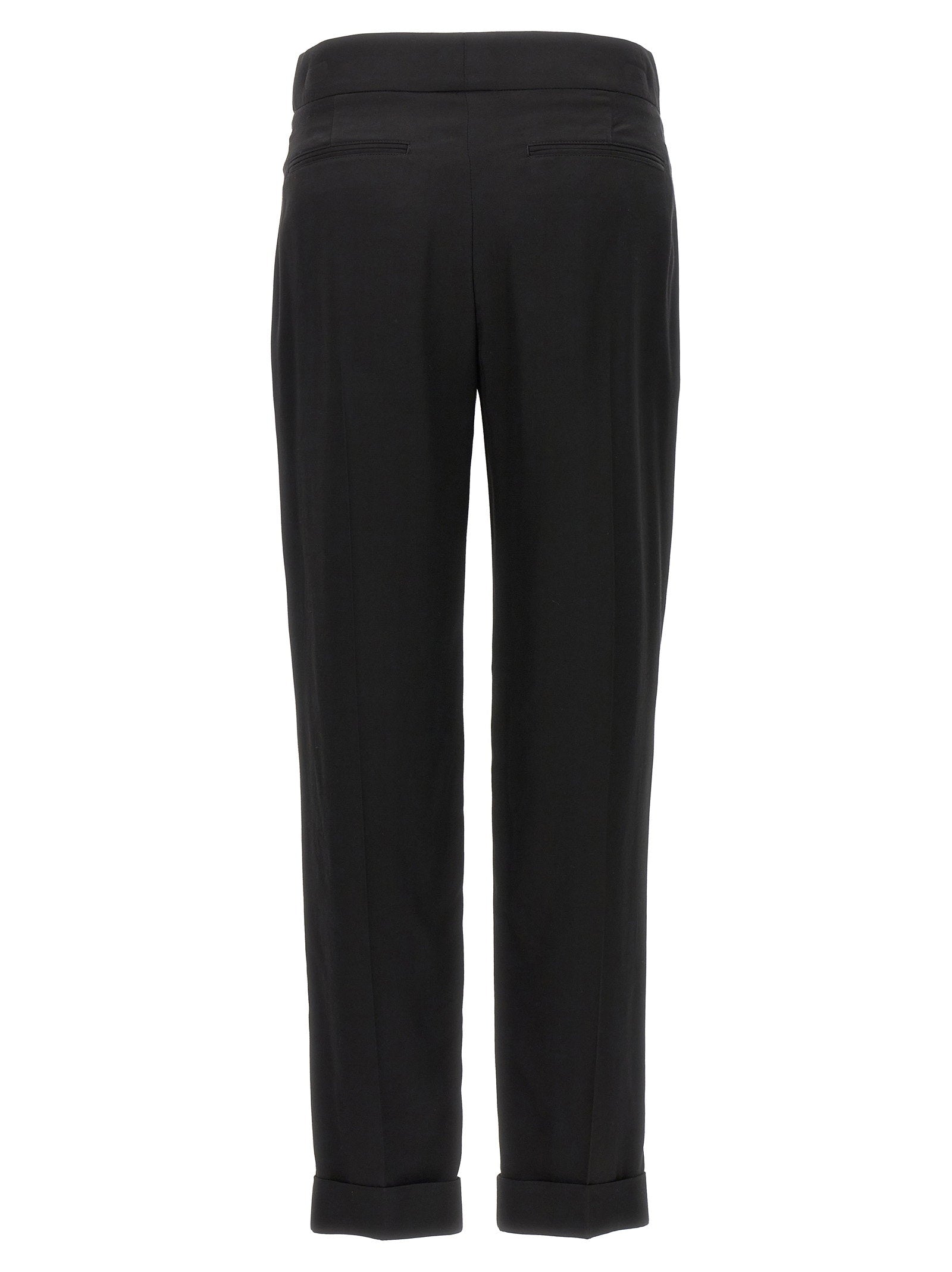 Tom Ford Metal Bar Detail Trousers Black
