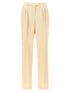 Tom Ford Pants With Front Pleats Beige