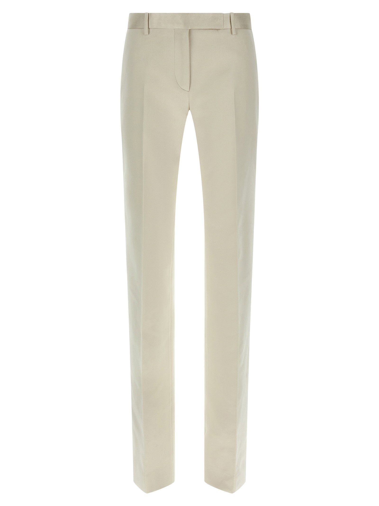 Tom Ford Duchesse Tailored Trousers Beige