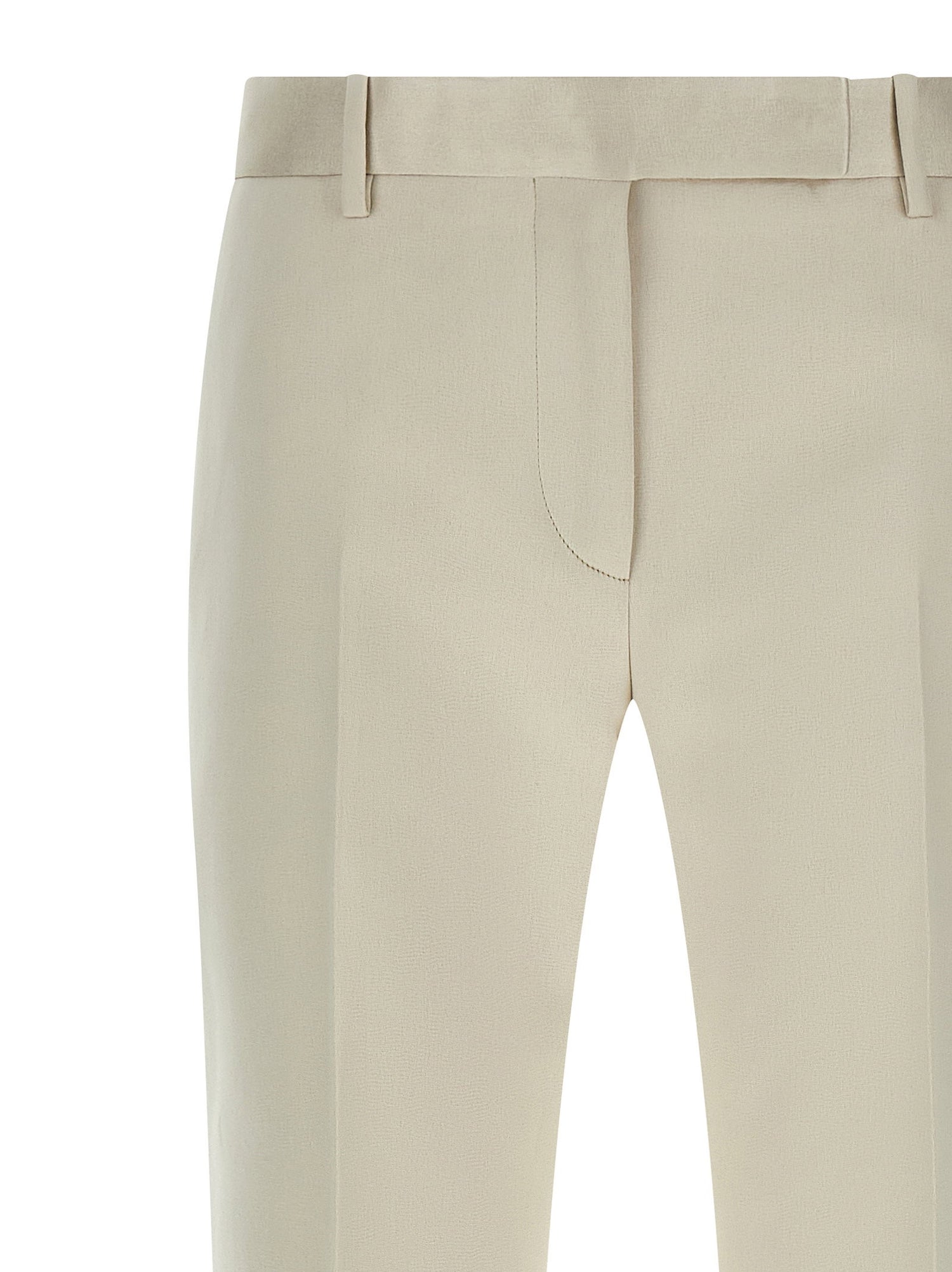 Tom Ford Duchesse Tailored Trousers Beige