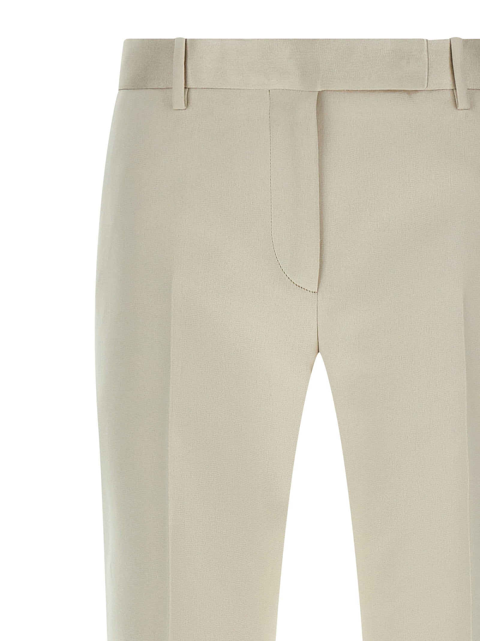Tom Ford Duchesse Tailored Trousers Beige