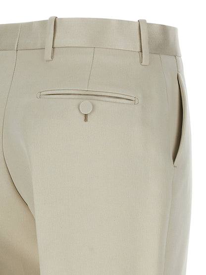 Tom Ford Duchesse Tailored Trousers Beige