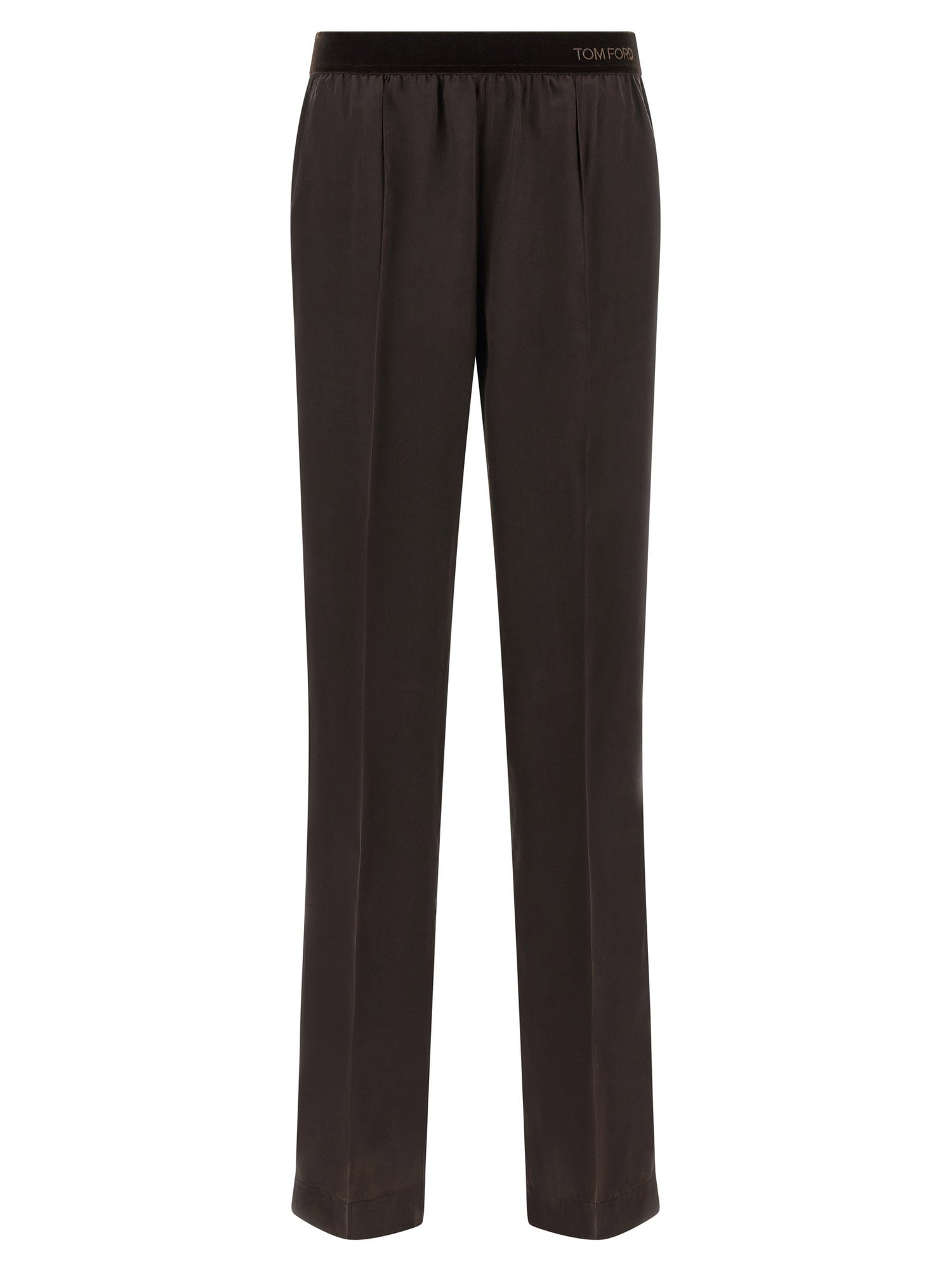 Tom Ford Silk Pants Brown
