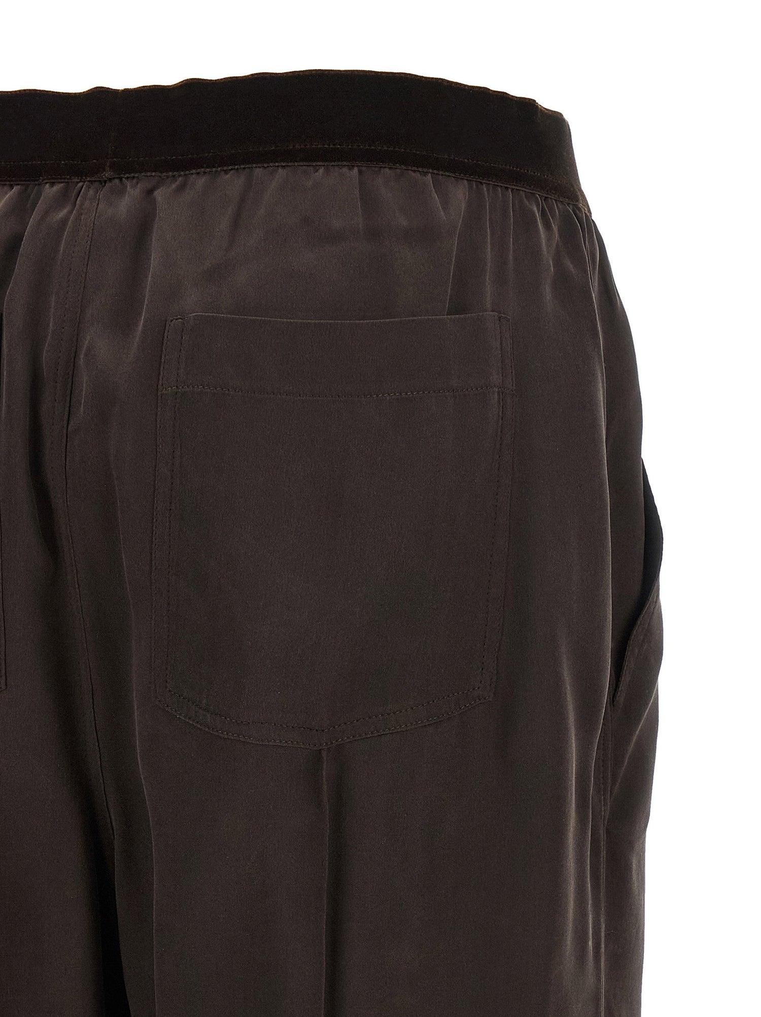 Tom Ford Silk Pants Brown