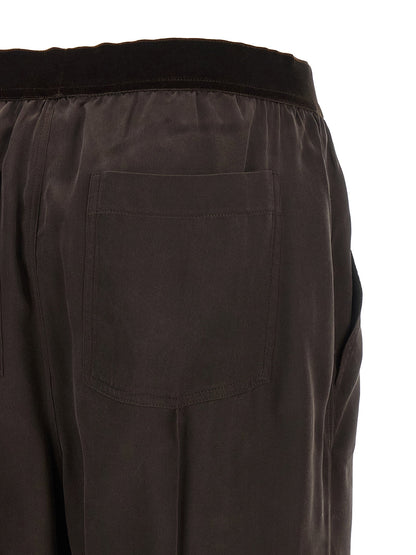 Tom Ford Silk Pants Brown