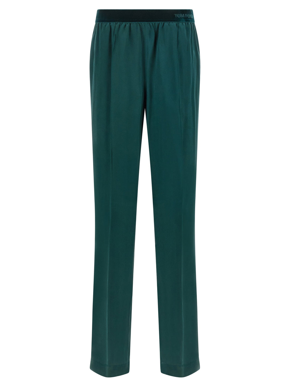 Tom Ford Silk Trousers Green