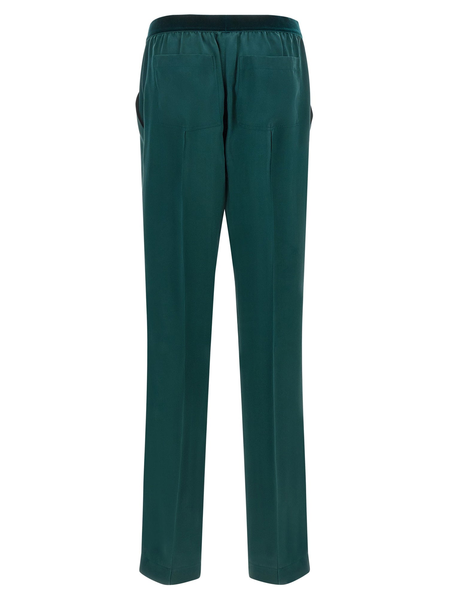 Tom Ford Silk Trousers Green