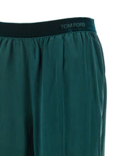 Tom Ford Silk Trousers Green
