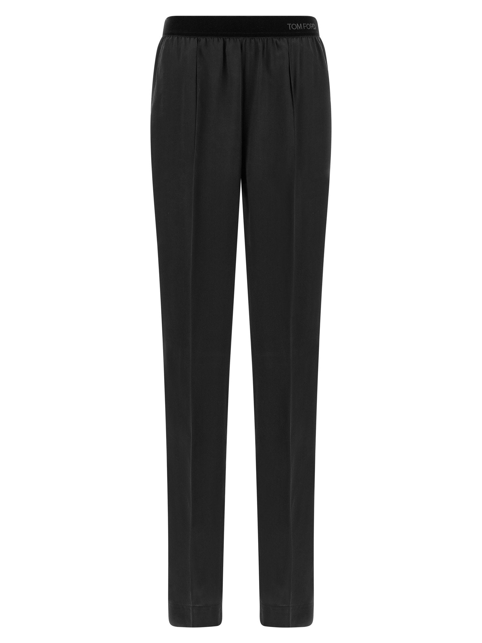 Tom Ford Silk Pants Black