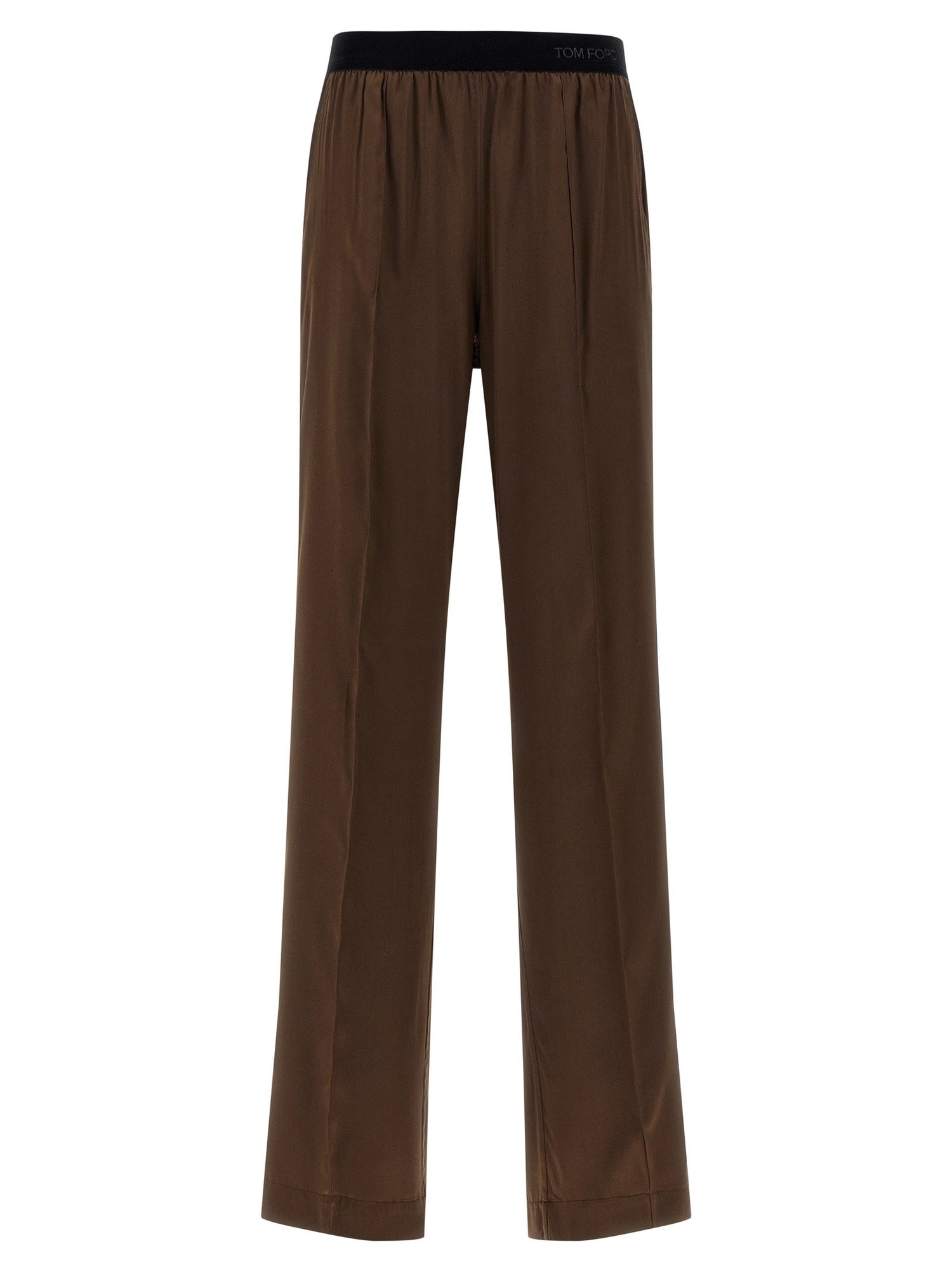 Tom Ford Silk Pants Brown