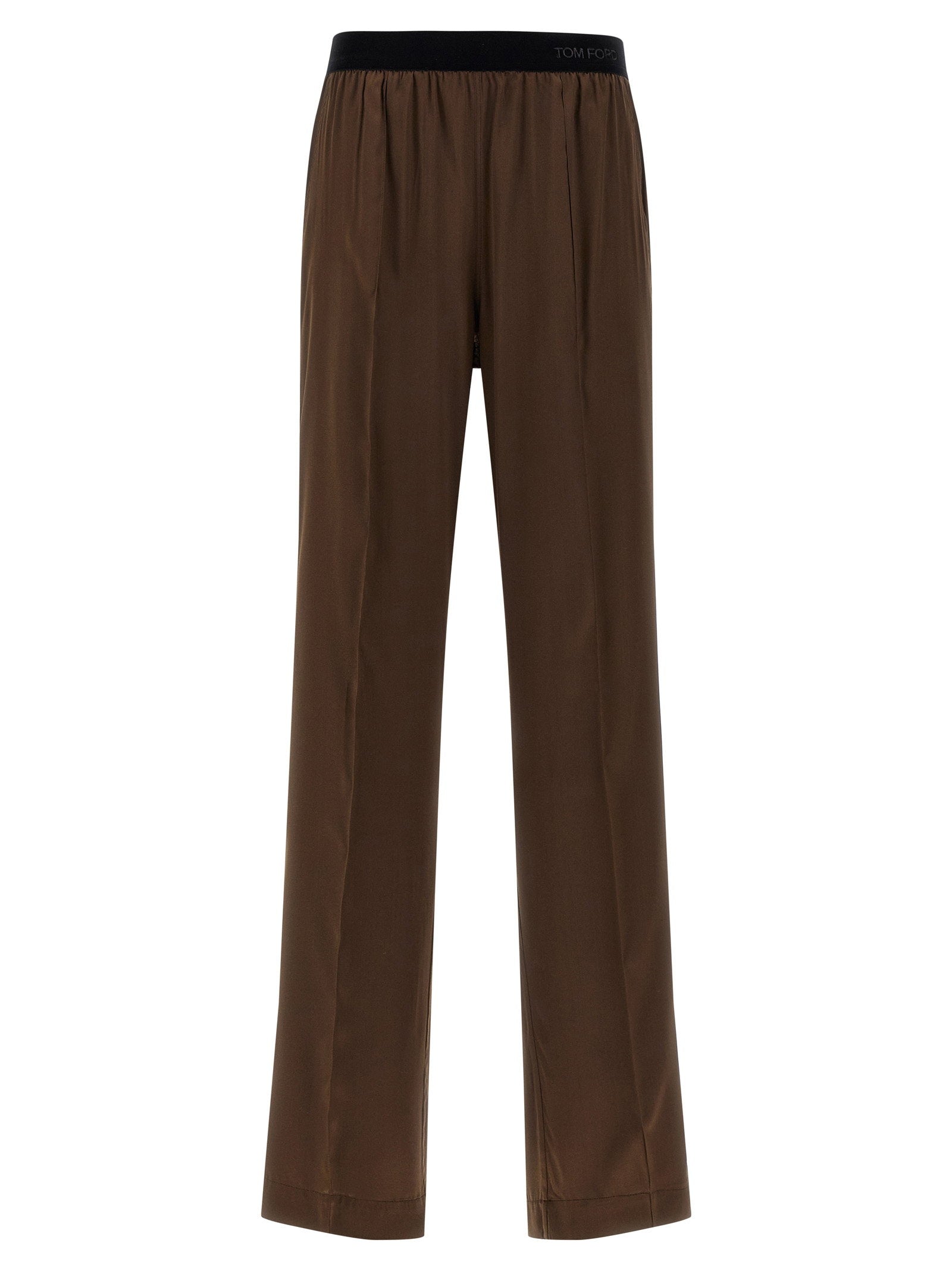Tom Ford Silk Pants Brown