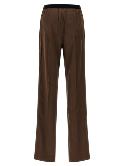 Tom Ford Silk Pants Brown