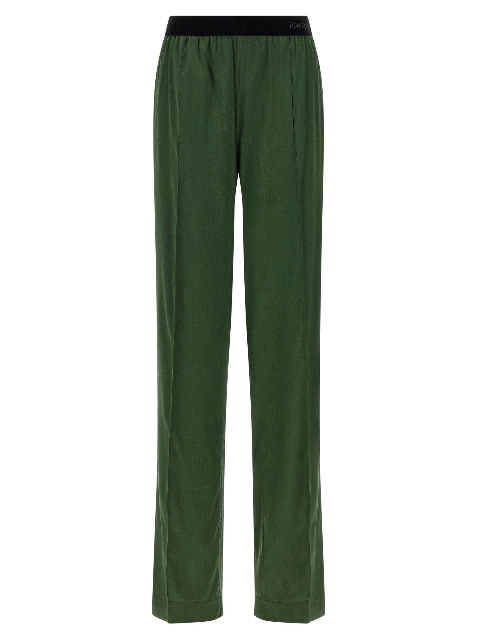 Tom Ford Silk Pants Green