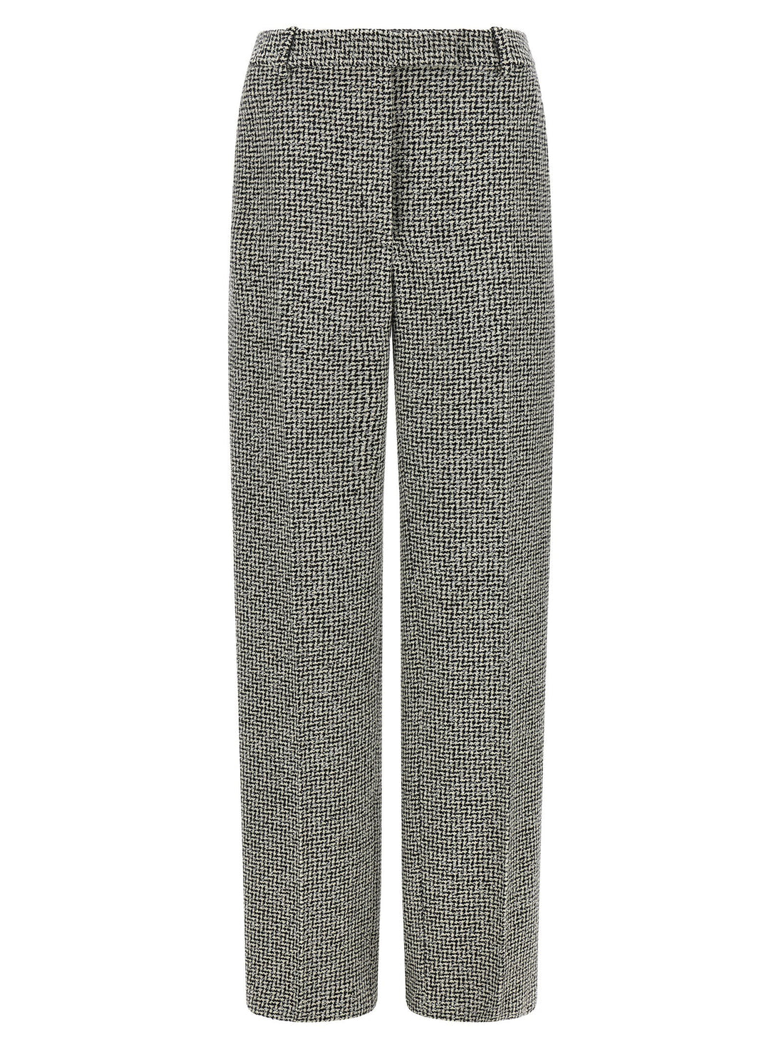Tom Ford Houndstooth Pattern Pants White/black