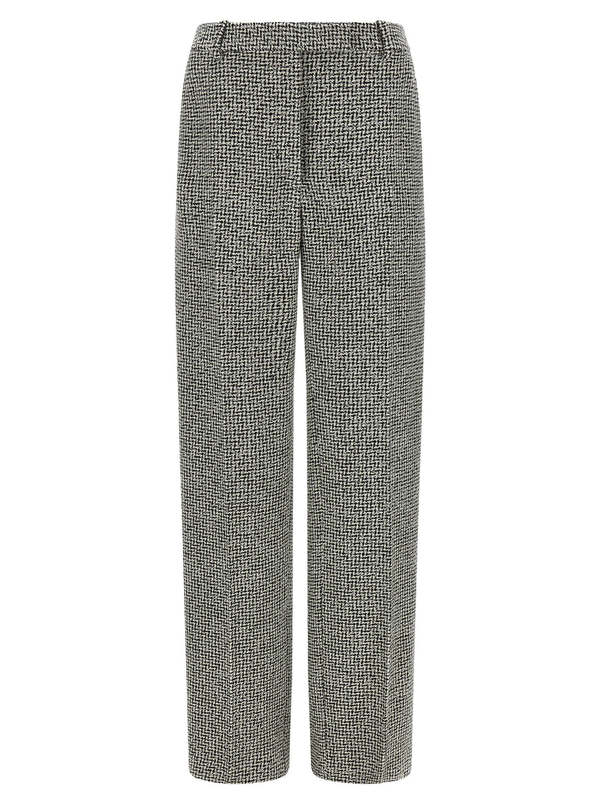 Tom Ford Houndstooth Pattern Pants White/black