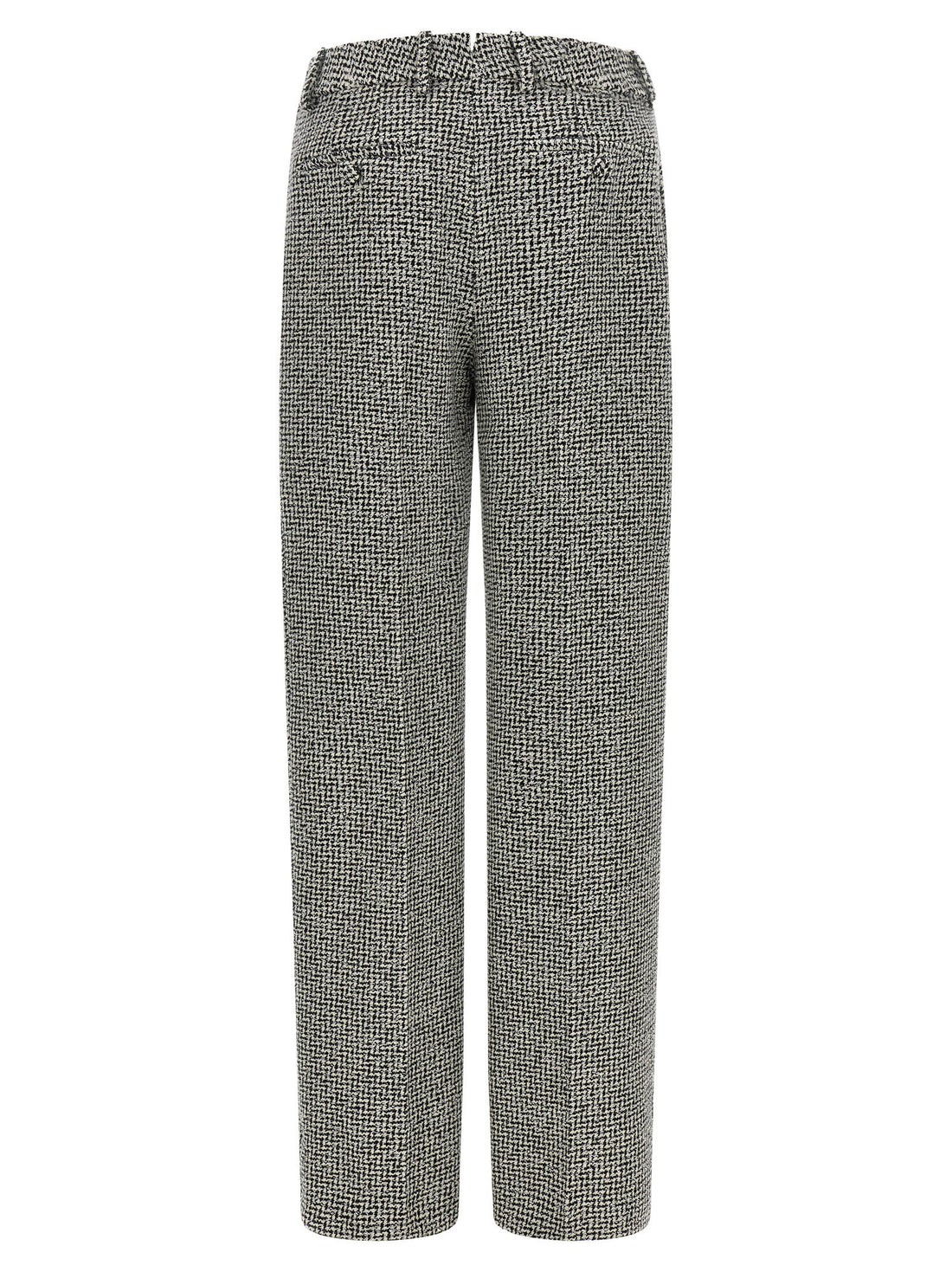 Tom Ford Houndstooth Pattern Pants White/black