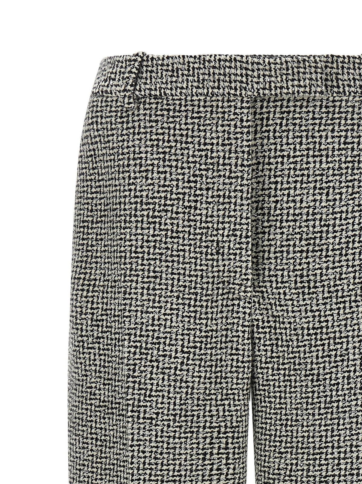 Tom Ford Houndstooth Pattern Pants White/black