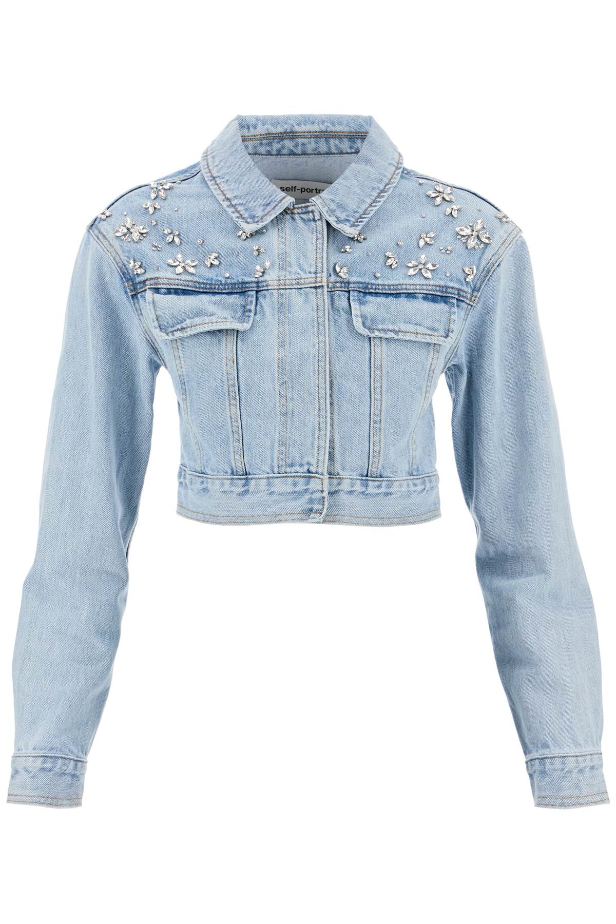 Crystal Embellished Denim Jacket