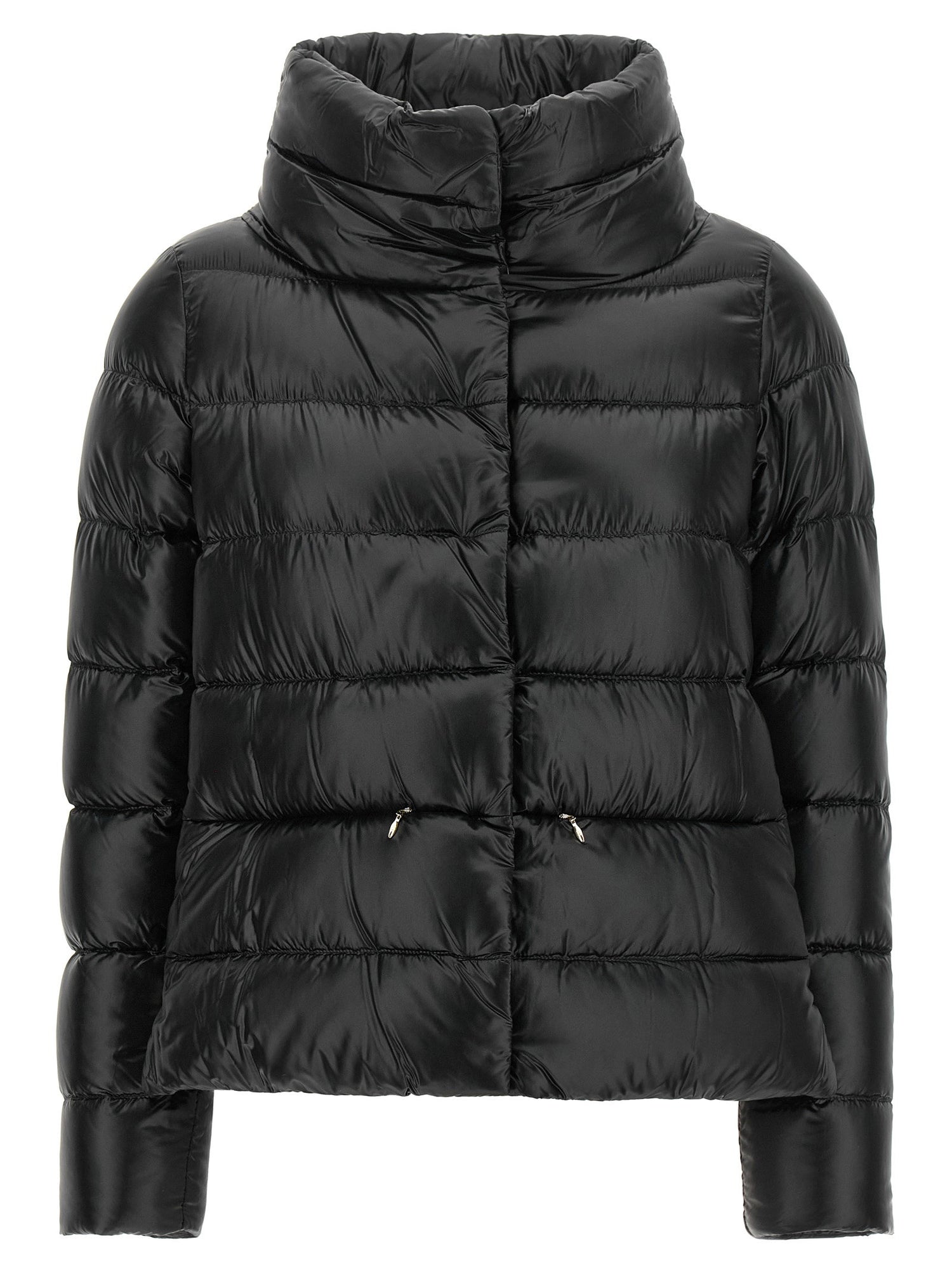 Herno Wide Neck Down Jacket Black  