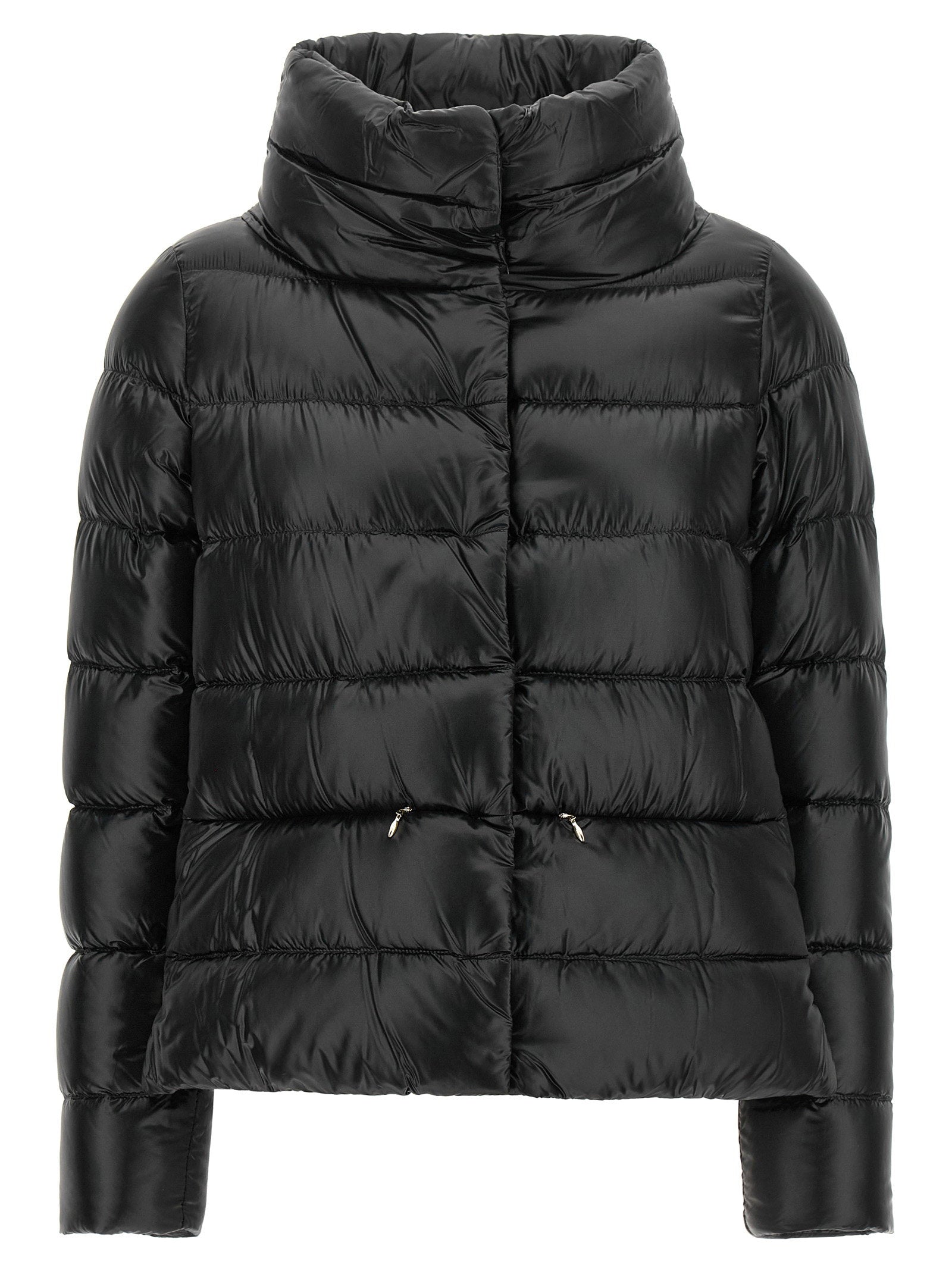 Herno Wide Neck Down Jacket Black  