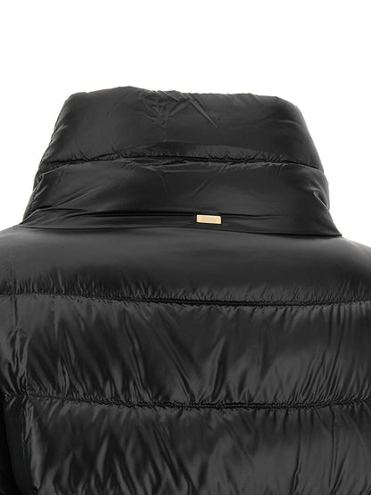 Herno Wide Neck Down Jacket Black  