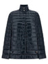Herno Cape Down Jacket Blue