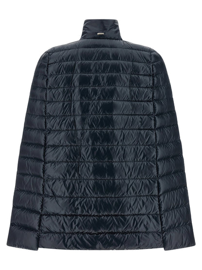 Herno Cape Down Jacket Blue
