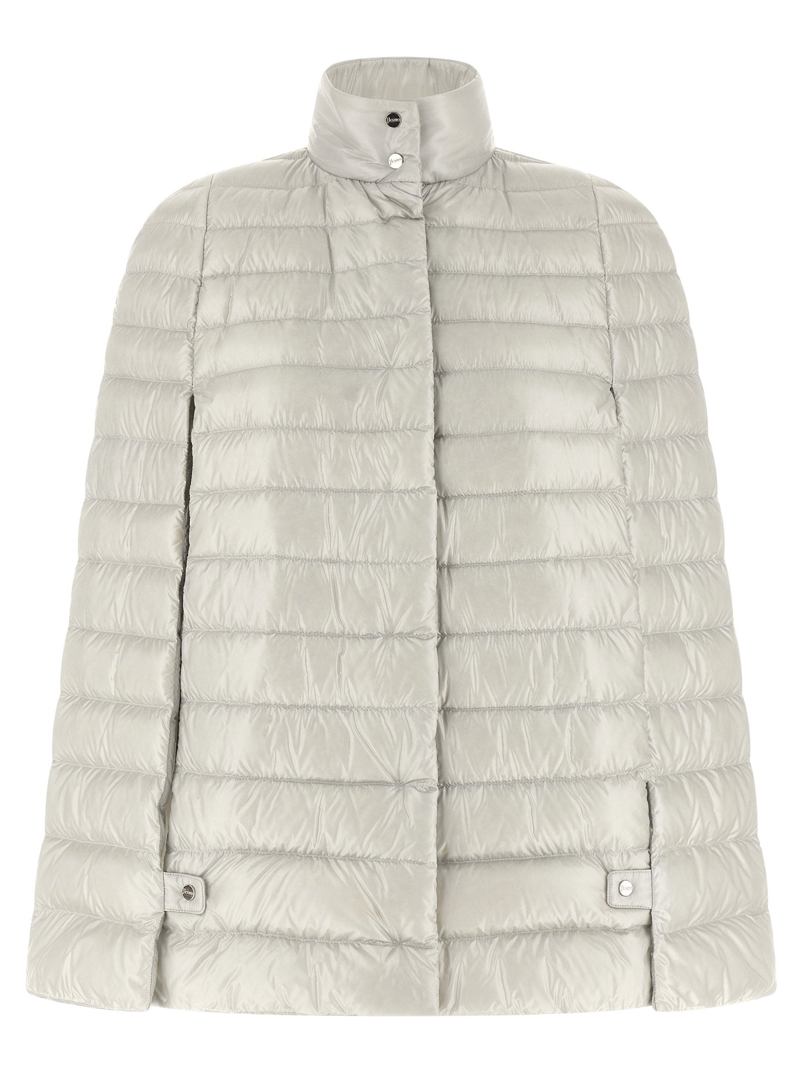 Herno Cape Down Jacket Gray