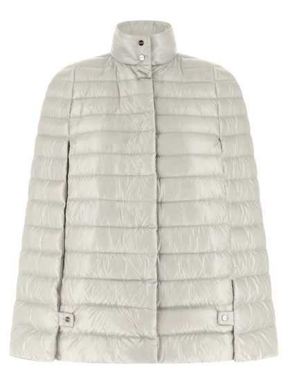 Herno Cape Down Jacket Gray