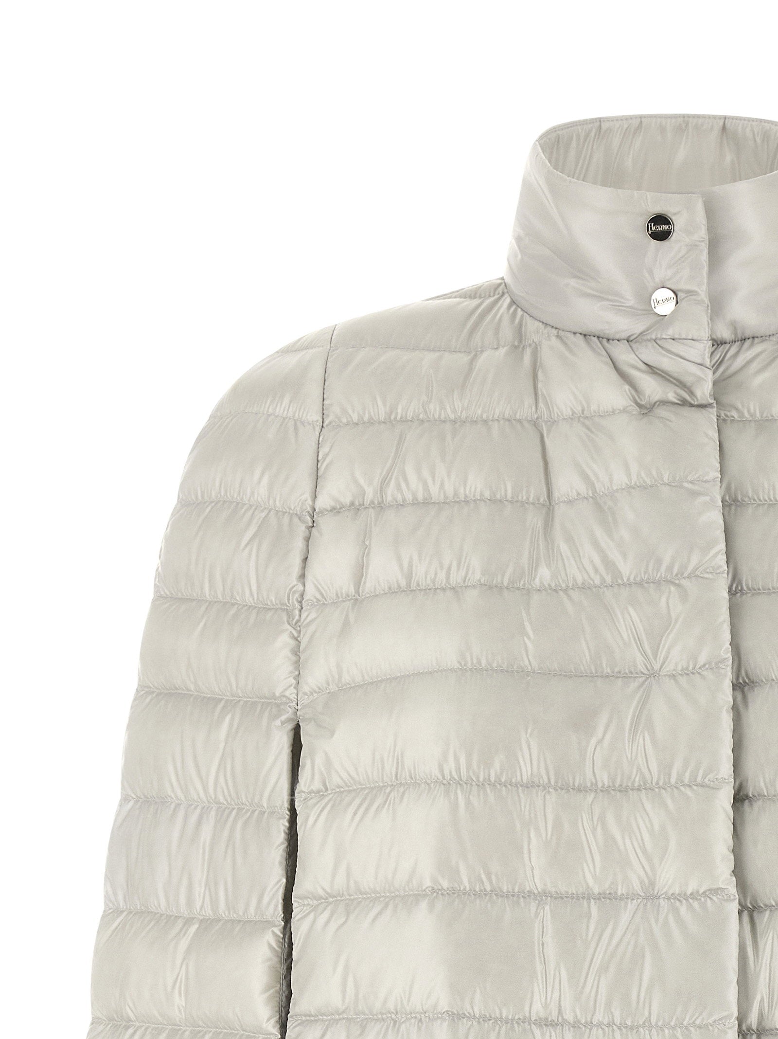 Herno Cape Down Jacket Gray