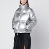 HERNO Metallic Laminar Down Jacket Metal
