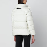 HERNO Laminar 2L Gore-Tex Belted Down Jacket in Ivory White