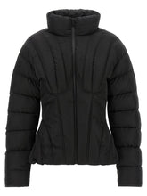 Elisabetta Franchi Bustier Quilted Down Jacket Black  