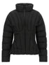 Elisabetta Franchi Bustier Quilted Down Jacket Black  