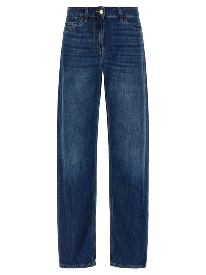 Elisabetta Franchi Palazzo Jeans Blue