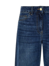 Elisabetta Franchi Palazzo Jeans Blue