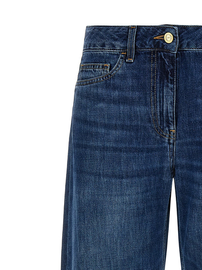 Elisabetta Franchi Palazzo Jeans Blue