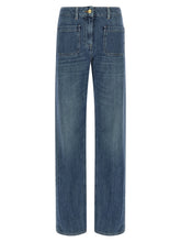 Elisabetta Franchi Logo Embroidery Jeans Blue