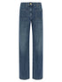 Elisabetta Franchi Logo Embroidery Jeans Blue