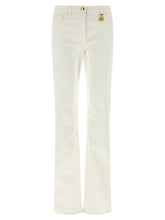 Elisabetta Franchi Jewel Padlock Jeans White